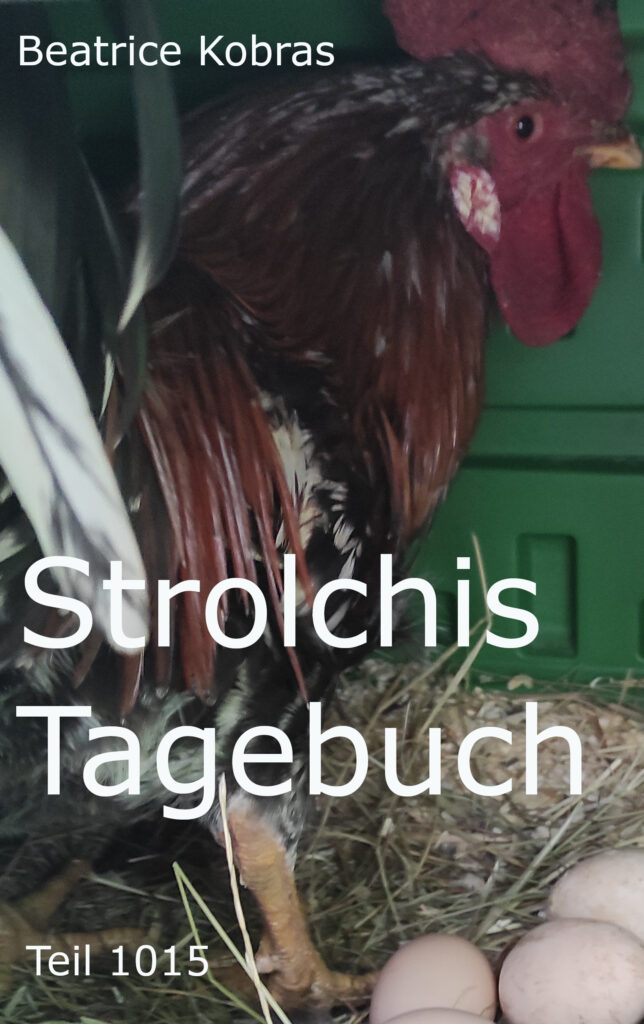 Hahn Maxl erzählt sein Leben in humorvoller Weise im Buch seiner Katze.