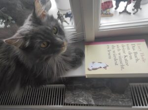 Strolchis Buchvorstellung Schöffling Verlag "Das Buch, von dem deine Katze sich wünscht, du würdest es lesen"